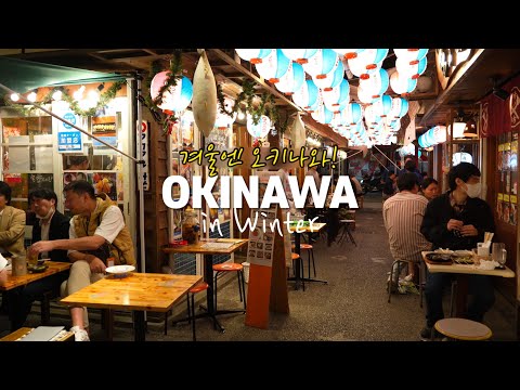 4K) 겨울 오키나와 여행, 나하 국제거리 포장마차거리 1000% 즐기기! (ft. 나하 현지인 맛집 추천)