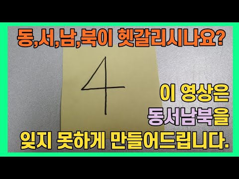 [여느클립|사회 지도단원] 방위표 동,서,남,북이 헷갈릴때? 방위 쉽게 아는 꿀팁!