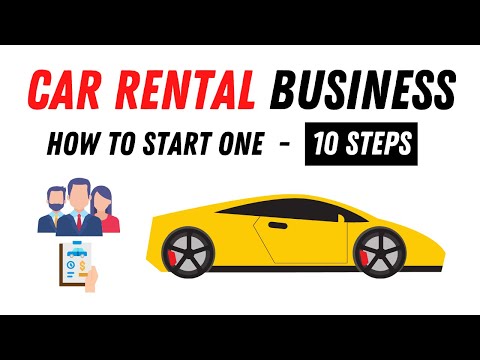 How To Start a CAR RENTAL BUSINESS in 10 Steps (Animated)