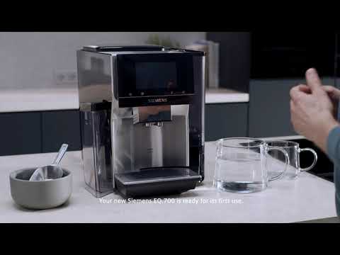 How to set up your new Siemens EQ.700 fully automatic espresso machine